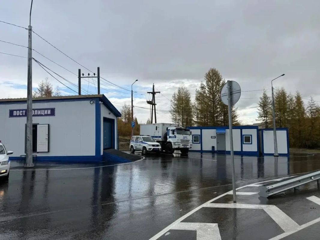 На трассе ФАД «Лена» введен в эксплуатацию новый модульный пост полиции в Нерюнгринском районе На трассе ФАД «Лена» введен в эксплуатацию новый модульный пост полиции в Нерюнгринском районе