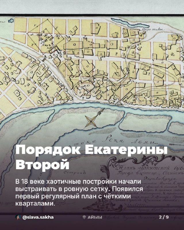Как рос Якутск: история города на старых картах Как рос Якутск: история города на старых картах
