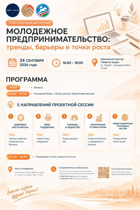 Молодежное предпринимательство: тренды, барьеры и точки роста