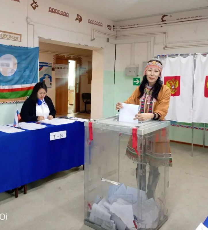 #выборы_2026. В Берёзовском национальном (кочевом) наслеге первый день выборов превратился в настоящий праздник #выборы_2026. В Берёзовском национальном (кочевом) наслеге первый день выборов превратился в настоящий праздник
