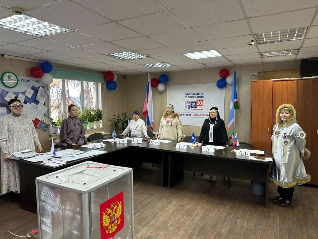 Голосуют избиратели на просторах Нижней Колымы!