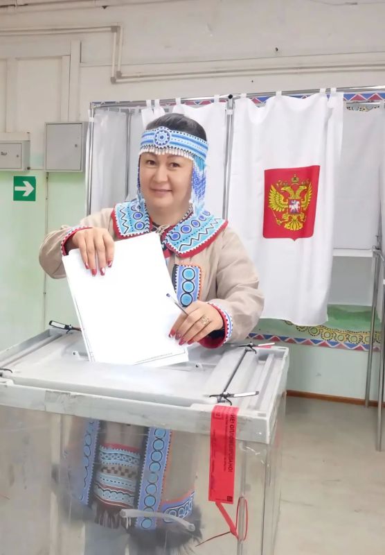 #выборы_2026. В Берёзовском национальном (кочевом) наслеге первый день выборов превратился в настоящий праздник