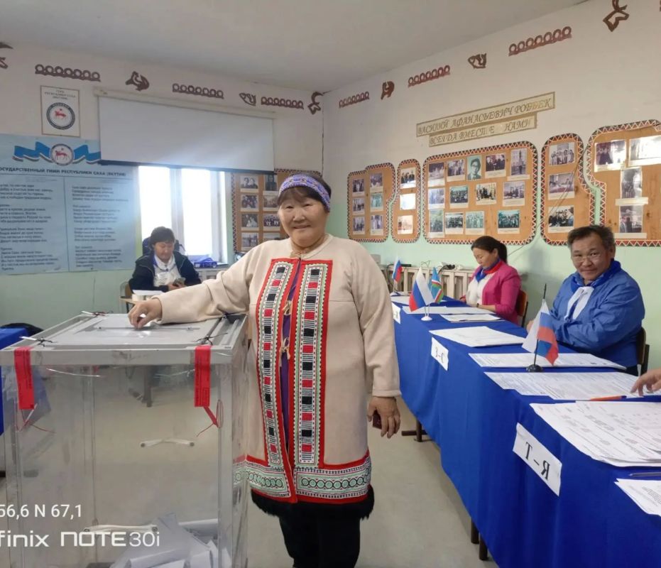 #выборы_2026. В Берёзовском национальном (кочевом) наслеге первый день выборов превратился в настоящий праздник #выборы_2026. В Берёзовском национальном (кочевом) наслеге первый день выборов превратился в настоящий праздник