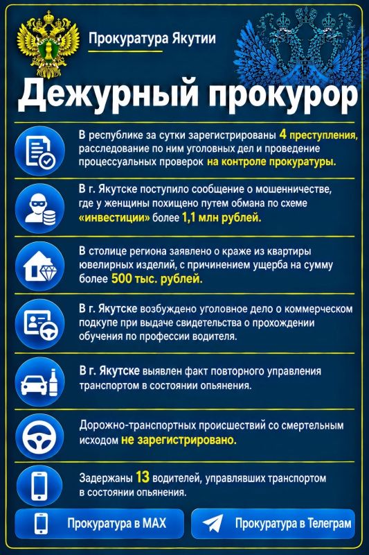 ! Дежурный прокурор