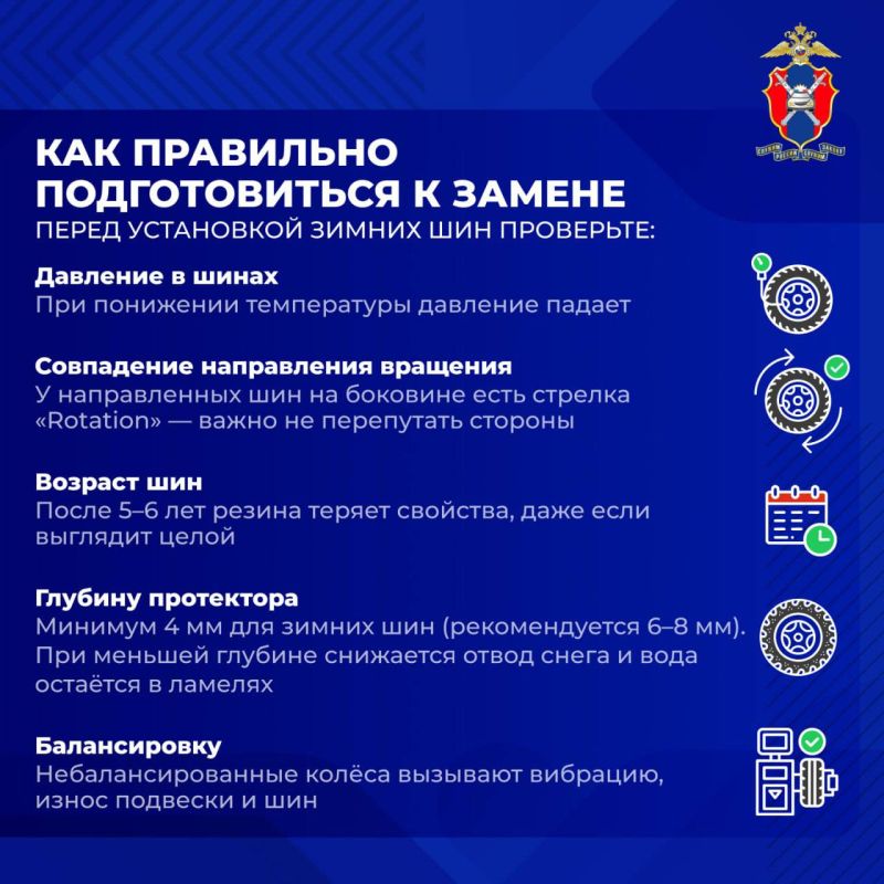 Меняем летние шины на зимние Меняем летние шины на зимние