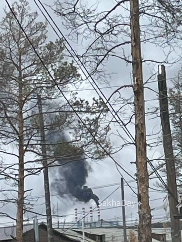 #пишут У ГЭРС- 2 ужасные черные выбросы, из всех 4 труб огромный черный дым