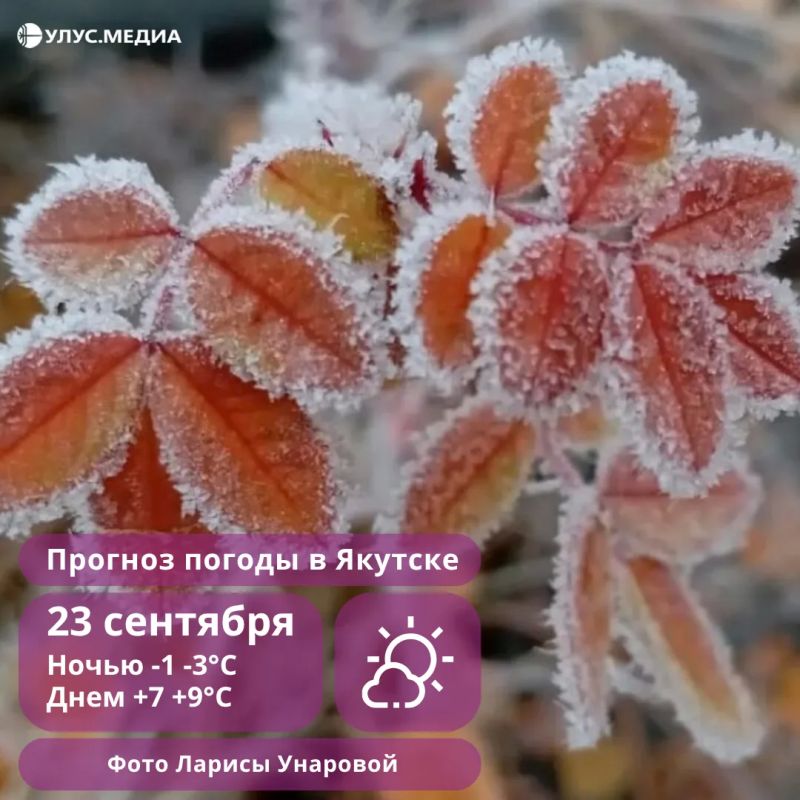 В Якутске в среду потеплеет до +9°, в районах республики пройдут дожди и снег