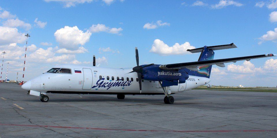 Авиакомпания «Якутия» приостановила продажу билетов на внутриреспубликанские рейсы из-за ремонта Bombardier Q300