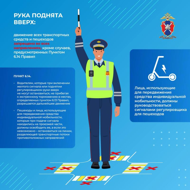 Сигналы регулировщика - должен знать каждый водитель Сигналы регулировщика - должен знать каждый водитель