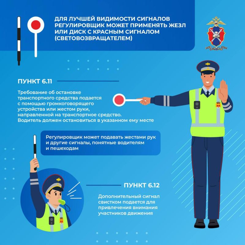 Сигналы регулировщика - должен знать каждый водитель Сигналы регулировщика - должен знать каждый водитель