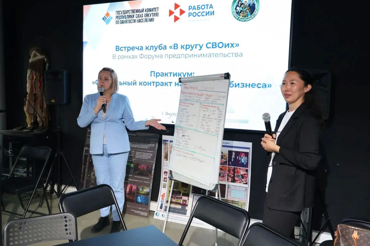 Участники клуба «В кругу СВОих» представили свои первые бизнес-проекты