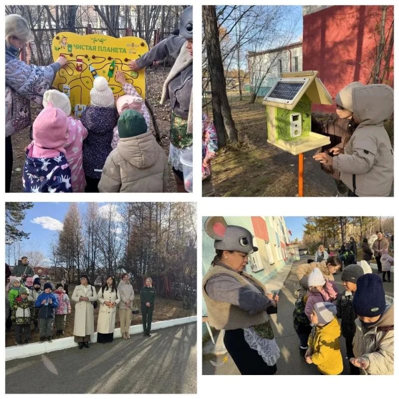 В детском саду «Аленький цветочек» открылась экотропа «Дыхание тайги» В детском саду «Аленький цветочек» открылась экотропа «Дыхание тайги»