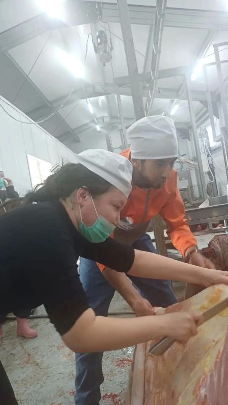 Студенты-ветеринары прошли практику на убойном пункте ООО «Багарах» в селе Хатассы Студенты-ветеринары прошли практику на убойном пункте ООО «Багарах» в селе Хатассы