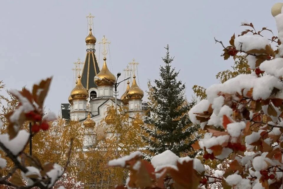 Снег, ветер и до -22: погода в Якутии 6 октября