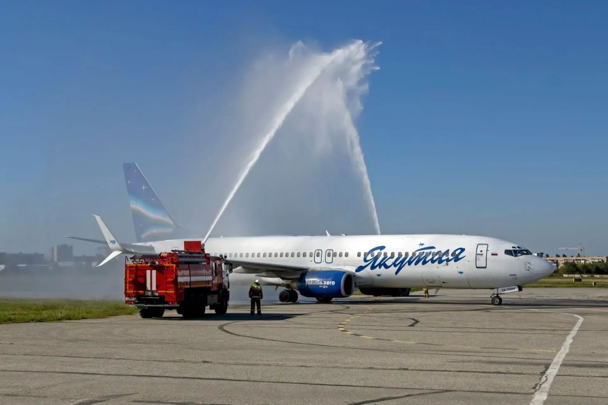 АК «Якутия» выполнила первый рейс по маршруту Якутск – Москва – Нальчик