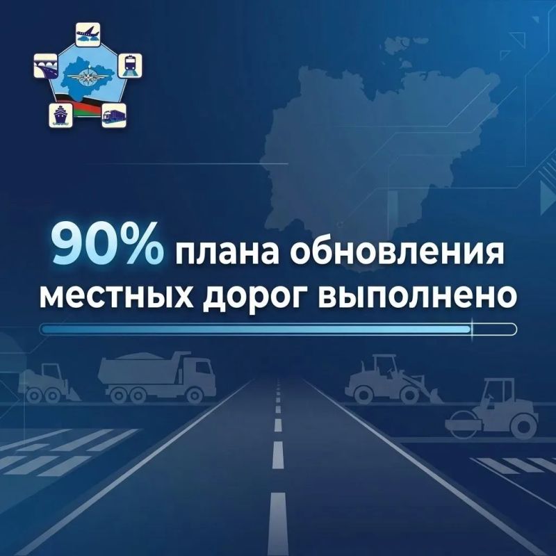 Почти 90 % плана обновления местных дорог Якутии выполнено