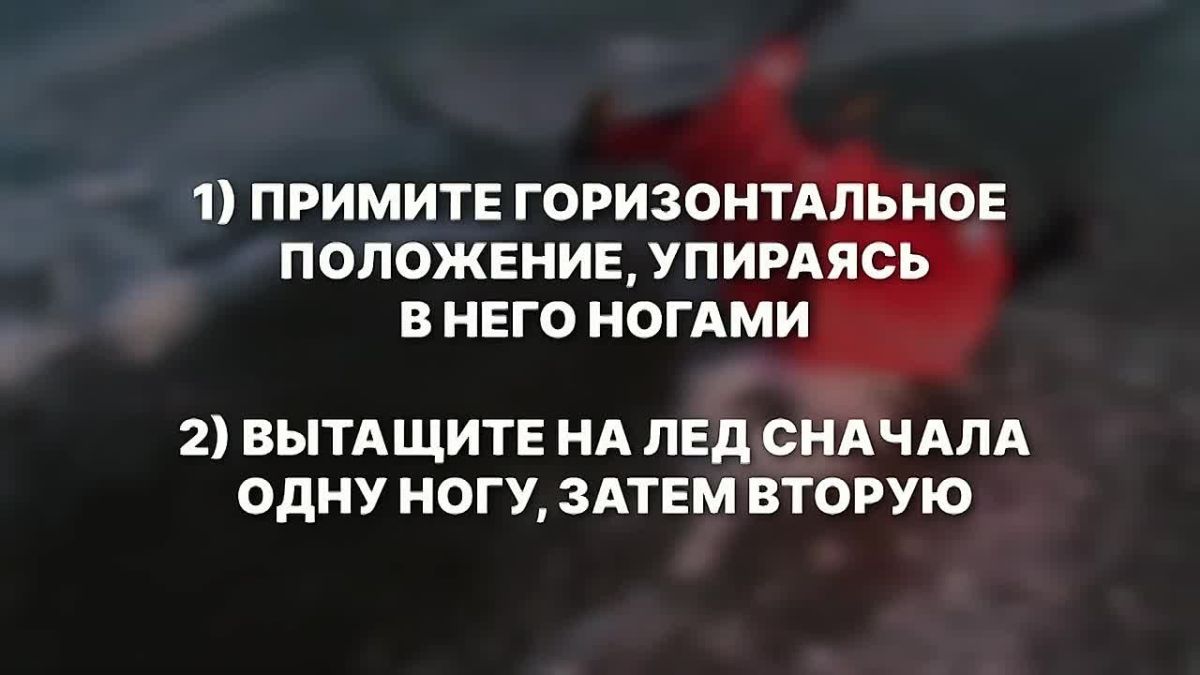 Провалились под тонкий лед? Запомните эти 3 шага!