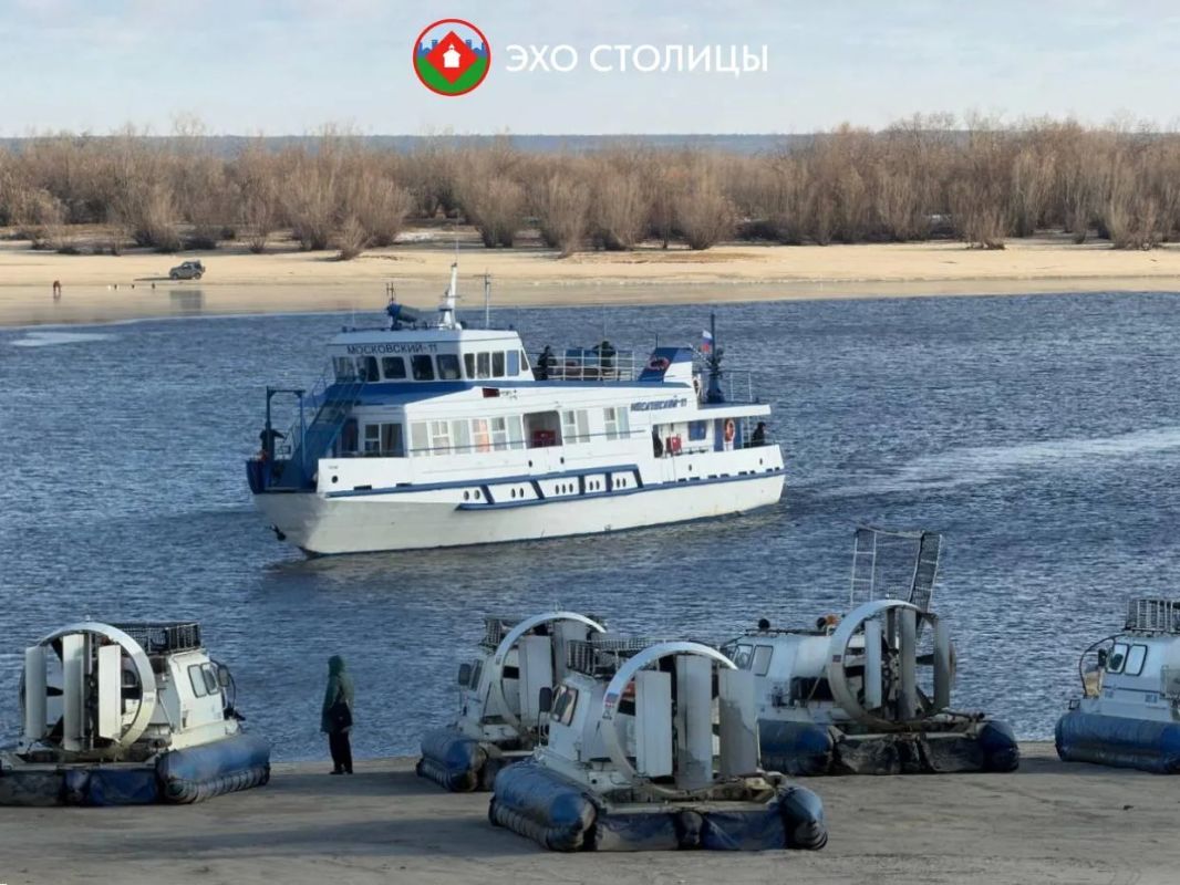 Обстановка на причале «Намыв» сегодня: ходят «подушки» и теплоходы