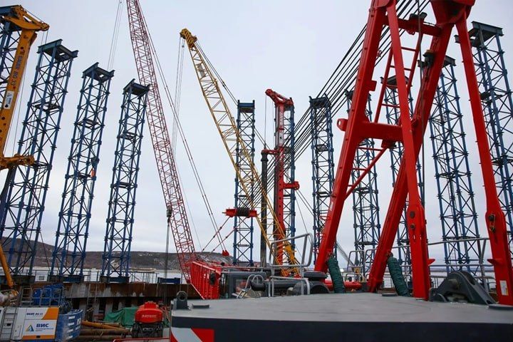 Сенаторы оценили ход строительства Ленского моста в Якутии