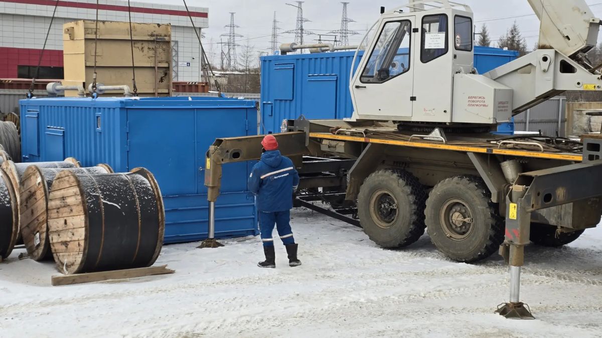 «Якутскэнерго» получило две новые передвижные дизельные электростанции