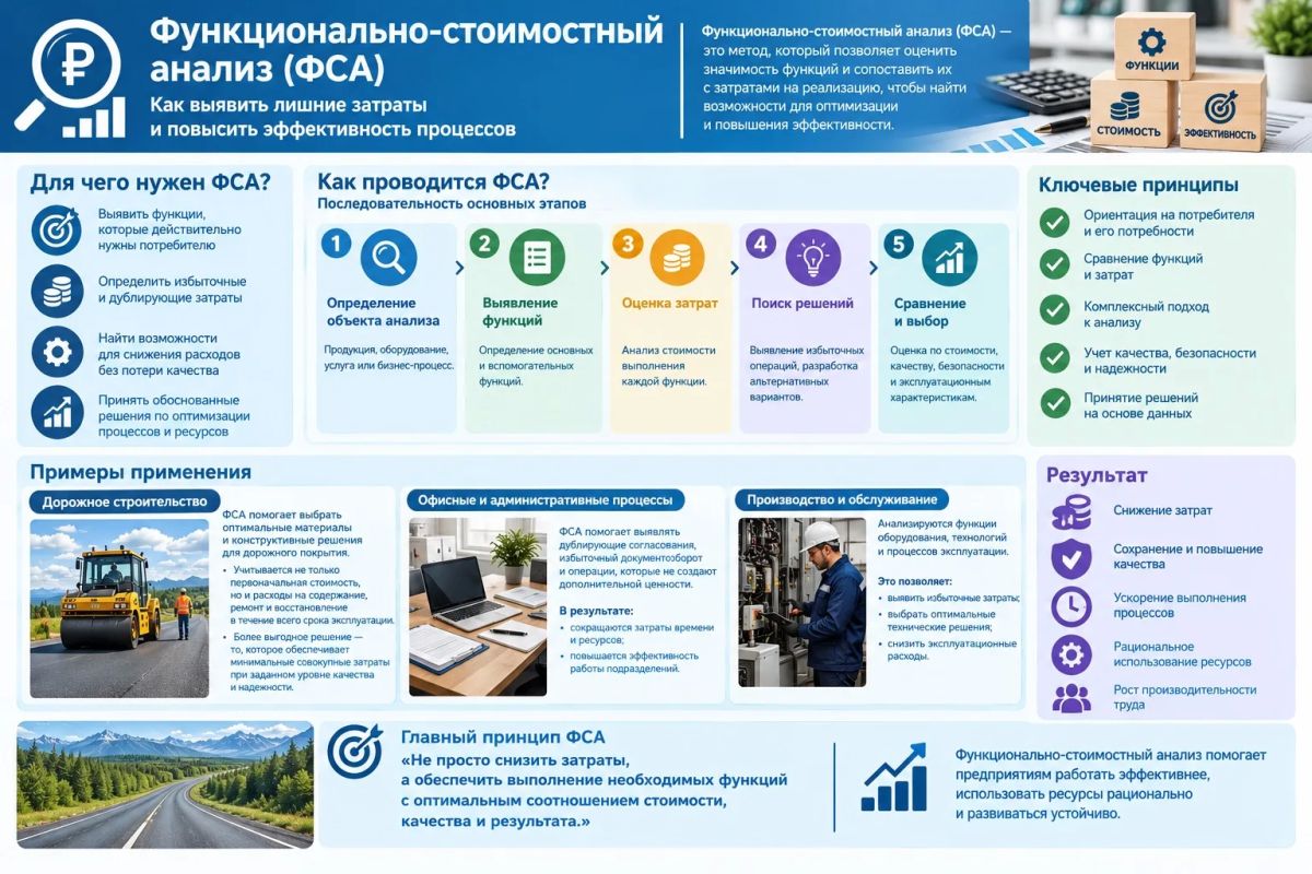 Функционально-стоимостный анализ: как выявить лишние затраты и повысить эффективность процессов