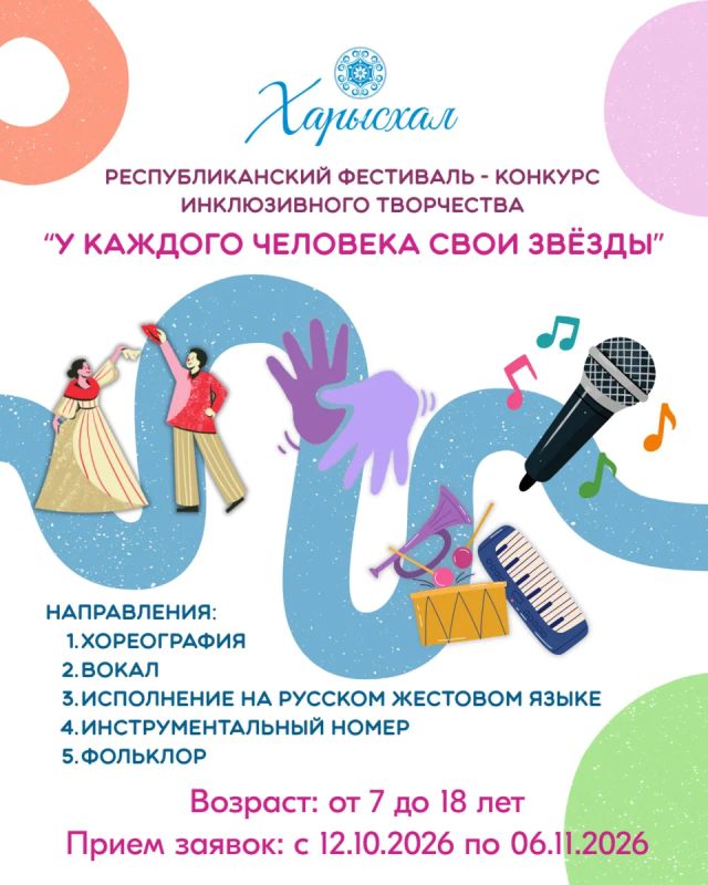 IV Республиканский фестиваль-конкурс инклюзивного творчества «У каждого человека свои звёзды» возвращается