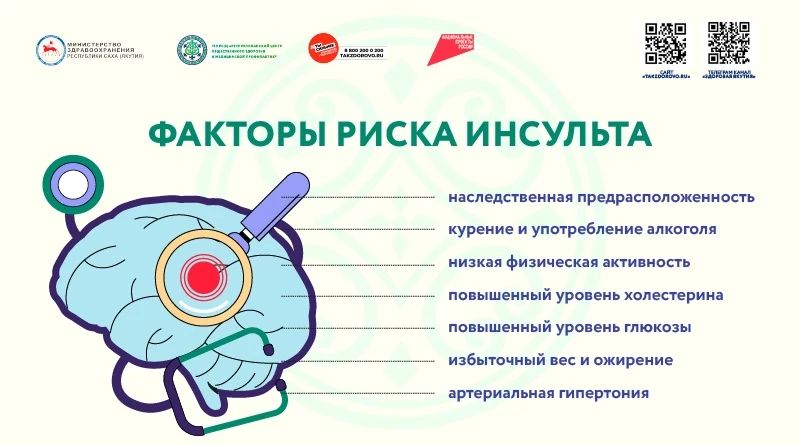 Мифы об инсульте. Инсульт — одна из ведущих причин смертности и инвалидности в России и Якутии
