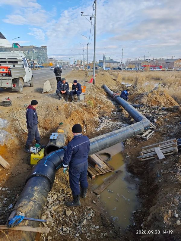 Специалистами АО «Водоканал» заменено семь участков водоводов в городе Якутске Специалистами АО «Водоканал» заменено семь участков водоводов в городе Якутске