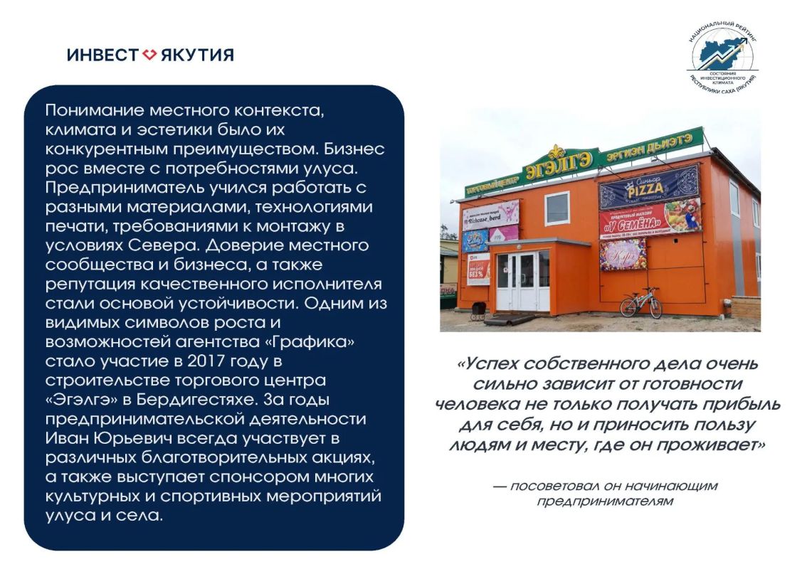 История успеха Ивана Андросова: как художник создал рекламную компанию с нуля и создал облик Горного района История успеха Ивана Андросова: как художник создал рекламную компанию с нуля и создал облик Горного района