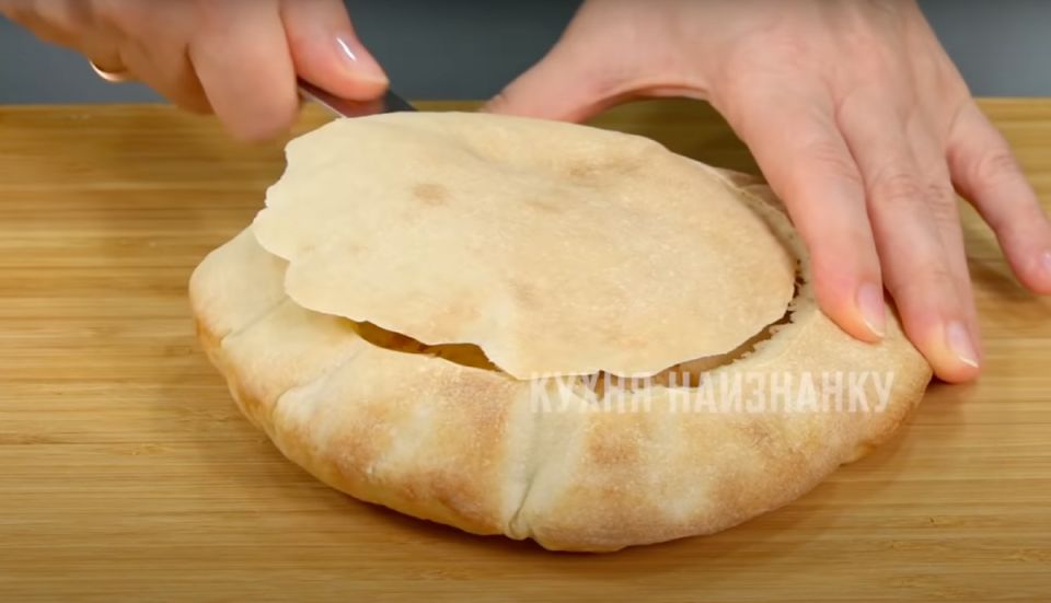 Праздничный салат с баклажанами и необычной подачей