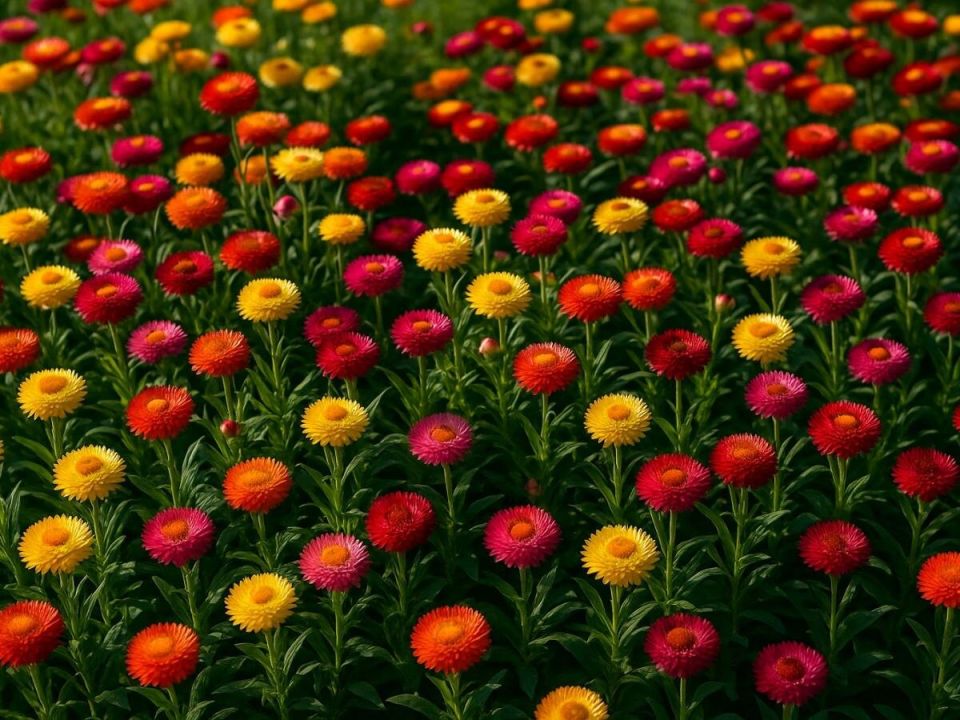 Гелихризум: идеальное растение для ярких солнечных клумб